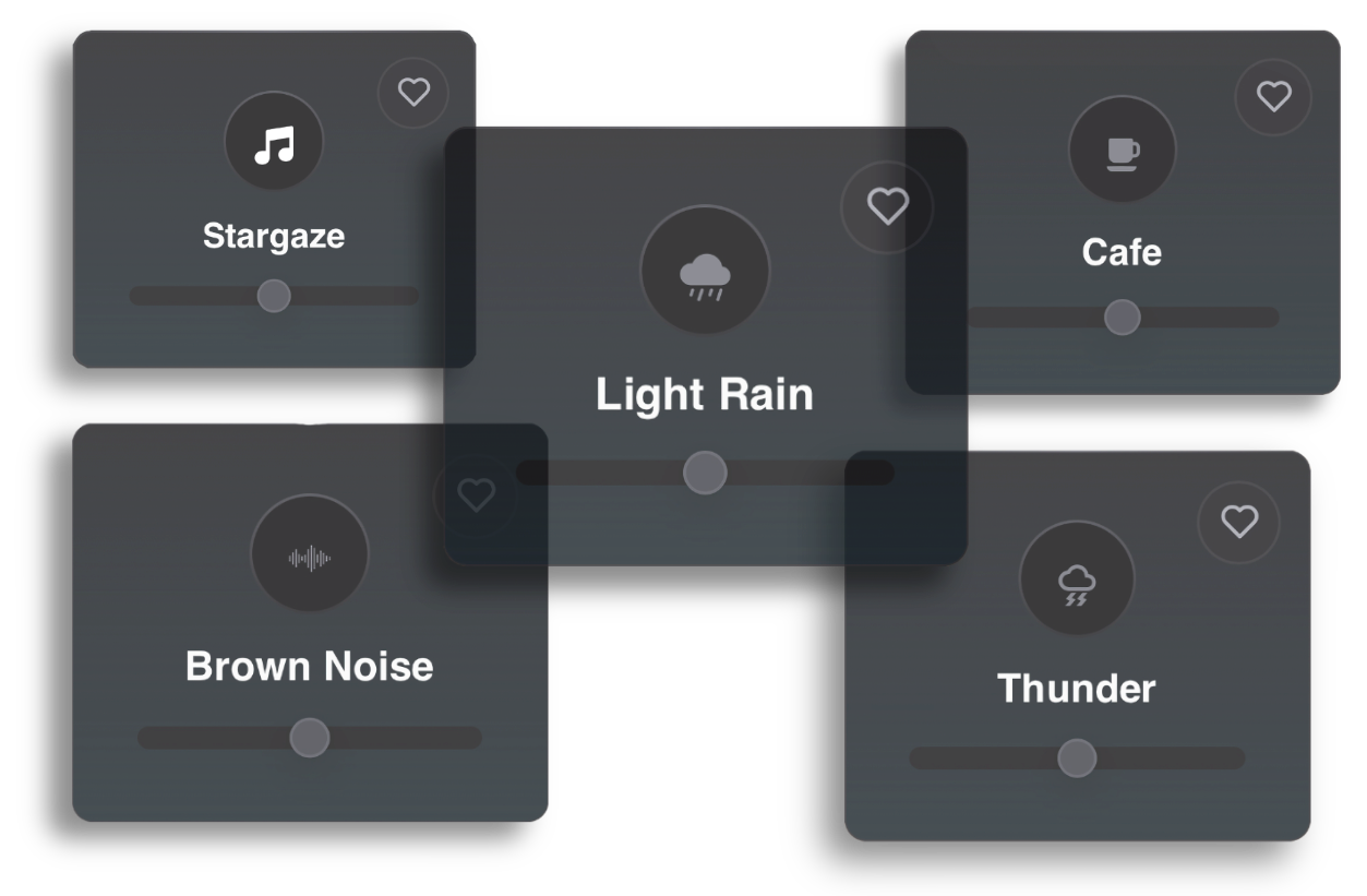 MoodScape ambient sound interface